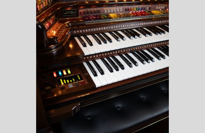 Used Lowrey Majesty Cherry Organ All Inclusive Top Grade Package (SN:510D604H022235) - Image 17